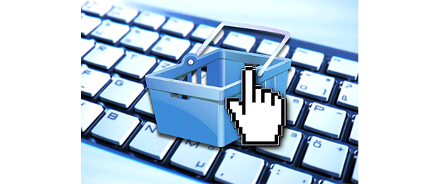 keyboard with shopping basket